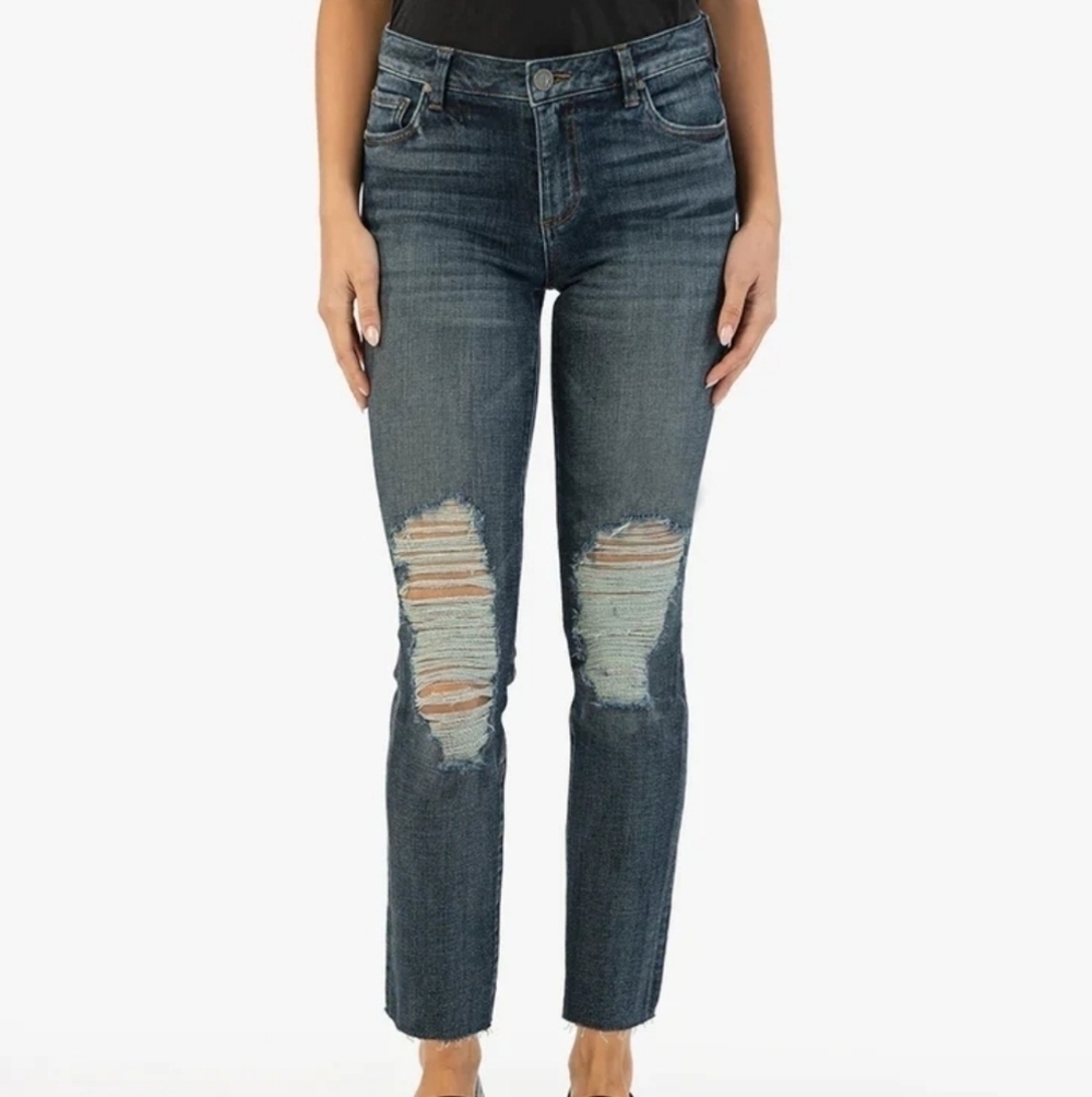 Kut From The Kloth Reese Ankle Straight Denim